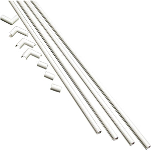 Legrand - Wiremold Kit Cordmate, Organizer and Hider, Cover, Concealer, and Protector for Wall, Single Cord, CMK10, Paintable