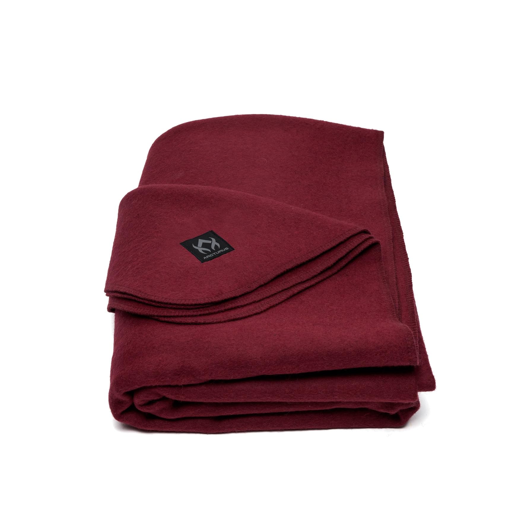Buy now Arcturus Military Wool Blanket - Warm, Thick, Washable - Great for Outdoors, Camping, Stadium Blanket, Picnics, Travel - Car & Bushcraft Survival Kits Military Wine at indiglob india