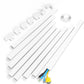 Buy now Yecaye Cord Hider, 113in One-Cord Cable Concealer, Cord Covers for Wires on Wall, Easy Install Cable Management Kit for 2 Small Wires, Cables Raceway Home Office, W0.59in H0.4in, White Large White at indiglob india