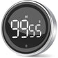 LIORQUE Digital Kitchen Timer, Magnetic Countdown Countup Timer with Large LED Display, 2 Brightness Levels, 3 Volume Levels, Productivity Timers for Classroom Cooking Fitness