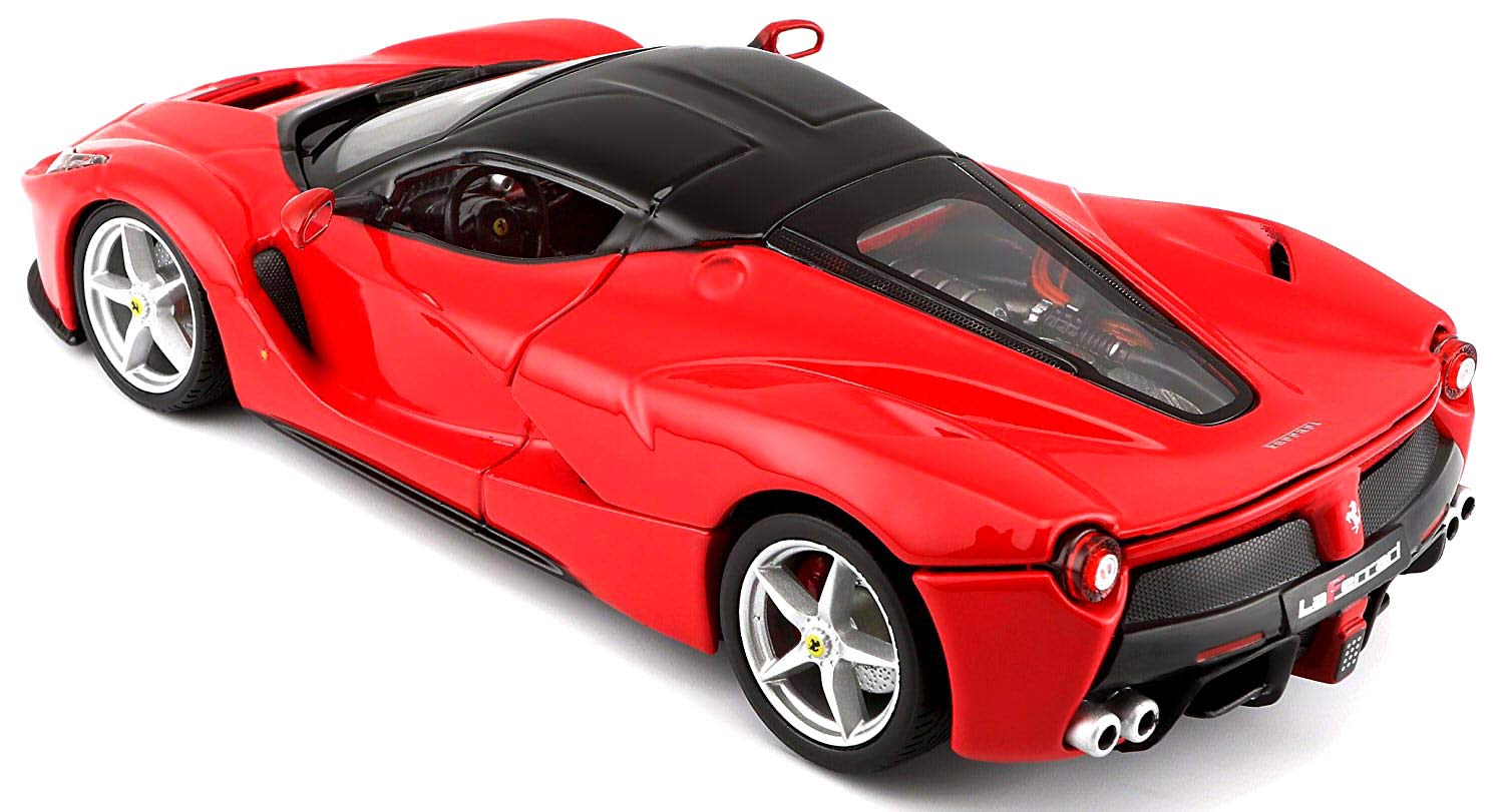 Buy now Bburago Ferrari Race and Play LaFerrari 1/24 Scale Diecast Model Vehicle Red at indiglob india