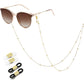 SAM & LORI Stylish Eyeglass Chain for Women-Silver/Gold/Rosegold/Black