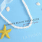 Latious Puka White Shell Necklace Beach Chip Seashell Necklaces Clam Chips Necklace for Women