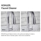 Kohler K-EC23723-NA Faucet Cleaner, Kitchen and Bathroom Cleaner, 28 FL Oz