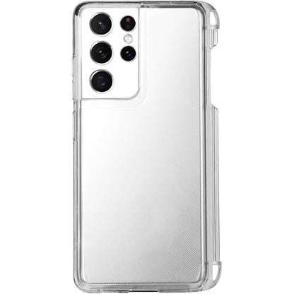 iCoverCase for Samsung Galaxy S21 Ultra Clear Case with S Pen Holder, Flexible Soft TPU (S-Pen Not Included) Transparent Full Protective Case (Clear)