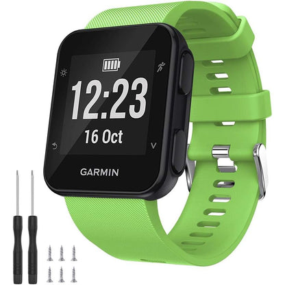 Watbro Band Compatible with Garmin Forerunner 35, Soft Silicone Watch Band Replacement Strap, for Garmin Forerunner 35 Smart Watch, Fit 5.11-9.05 Inch (130mm-230mm) Wrist