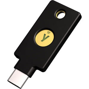 Yubico - Security Key C NFC - Black - Two-Factor authentication (2FA) Security Key, Connect via USB-C or NFC, FIDO U2F/FIDO2 Certified