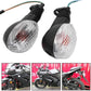 motoparty Motorcycle Turn Signals For KAWASAKI EX250R NINJA 250R KLX250S KLX250SF VN650 Vulcan S Front/Rear Turn Signal Indicator Light Blinker Lamp Motorcycle,(Transparent Shell)