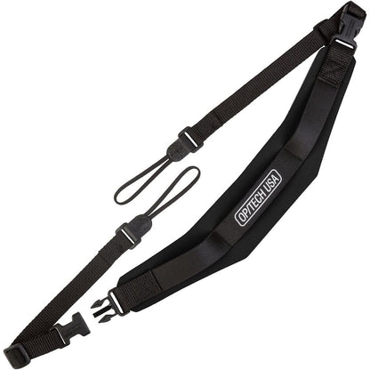 OP/TECH USA Pro Loop Camera Strap (Black) – Professional Camera Neck and Shoulder Strap with Quick Release for DSLR, Mirrorless & Binoculars - Made in USA