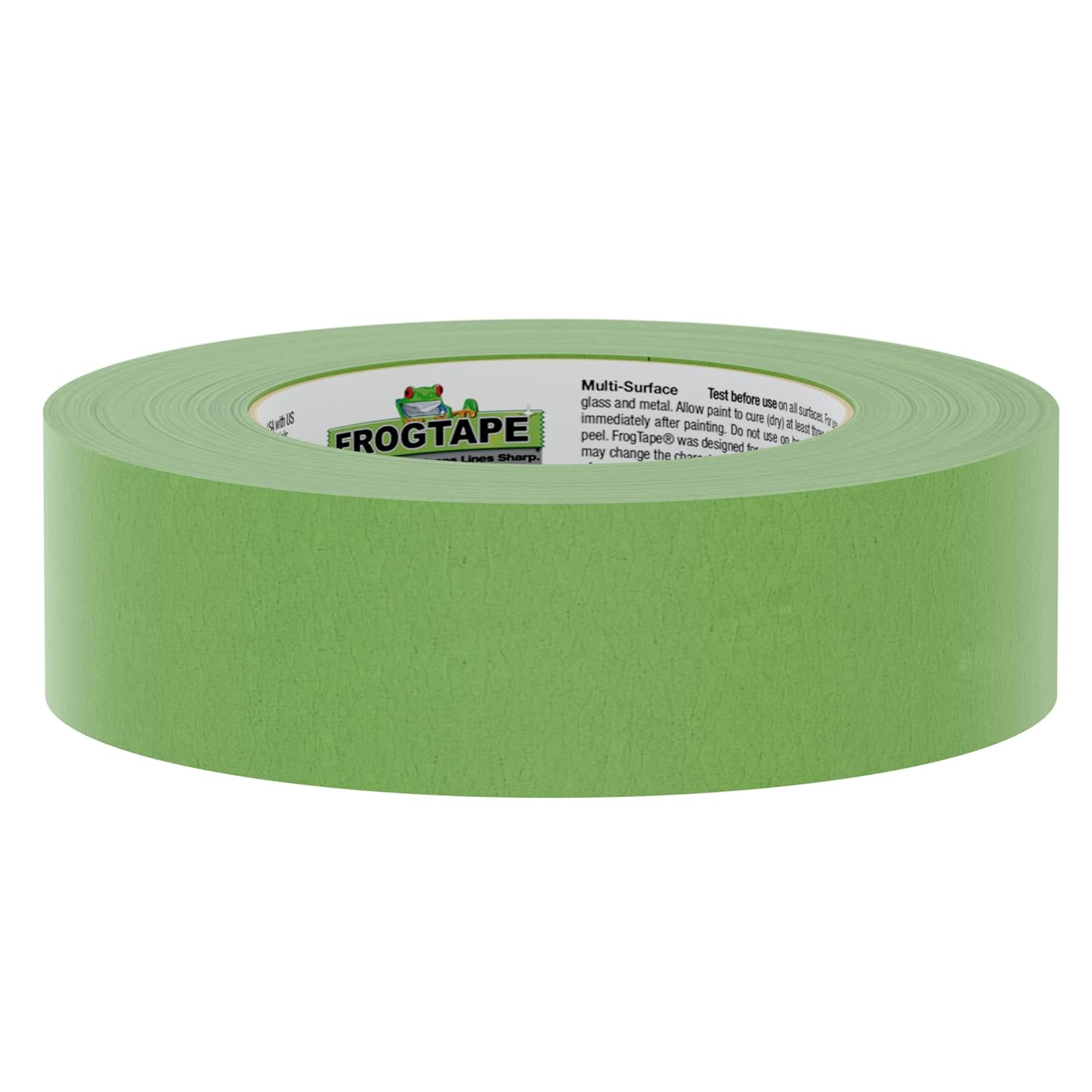 Buy now FrogTape Multi-Surface Painters Tape with PAINTBLOCK, 1.5 Inch Wide (1.41 In. x 60 Yds), Medium Adhesion, Green, 1 Roll (1358465) at indiglob india