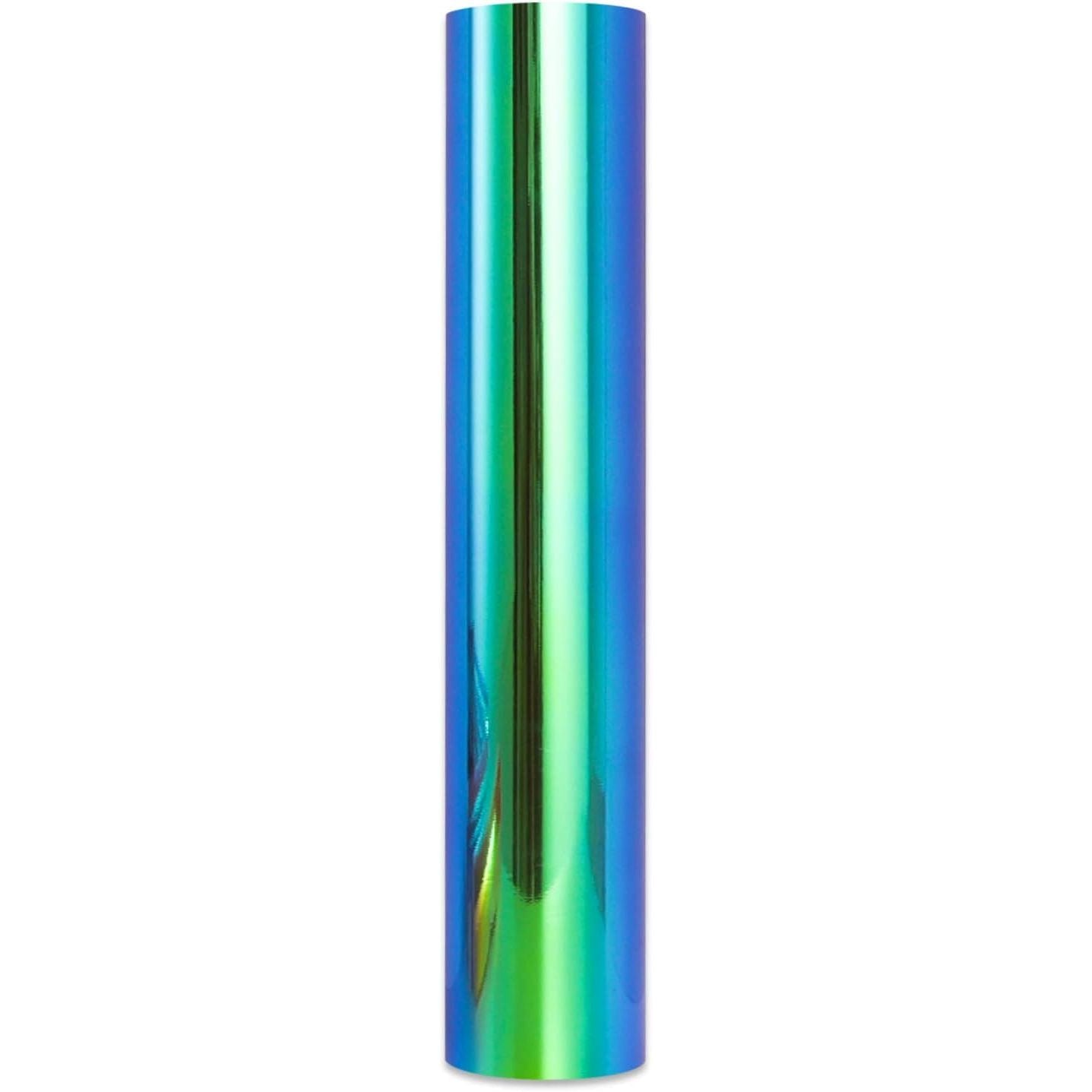 Buy now Holographic Lake Blue Adhesive Vinyl roll Permanent Craft Vinyl for Signs Letters 12" x6ft Compatible with All Cutting Machines at indiglob india