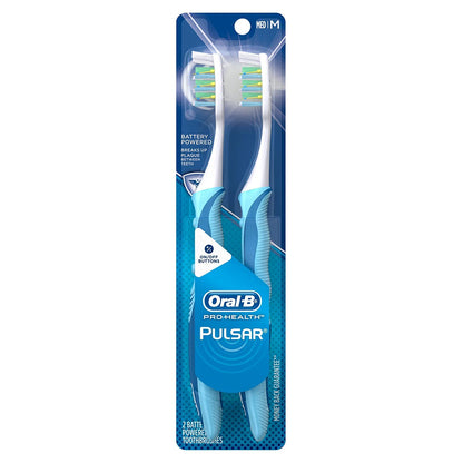 Buy now Oral-B Pulsar Vibrating Bristles Toothbrush, 4 Count - Medium (Colors May Vary) at indiglob india