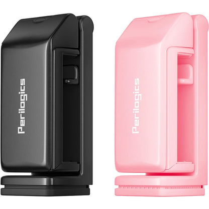 Perilogics Universal in Flight Airplane Phone Holder Mount. Hands Free Viewing with Multi-Directional Dual 360 Degree Rotation. Pocket Size Must Have Airplane Travel Essential Accessory for Flying