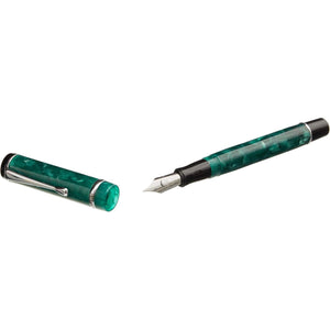 Conklin Duragraph Fountain Pen Forest Green - Broad Nib, Premium Writing Instrument with Rich Resin Finish