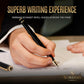 Buy now Scriveiner Black Lacquer Rollerball Pen - Stunning Luxury Pen, Real Gold Plating, Schmidt Ink Refill, Best Roller Ball Gift Set for Men & Women, Professional, Executive Office, Nice Pens at indiglob india