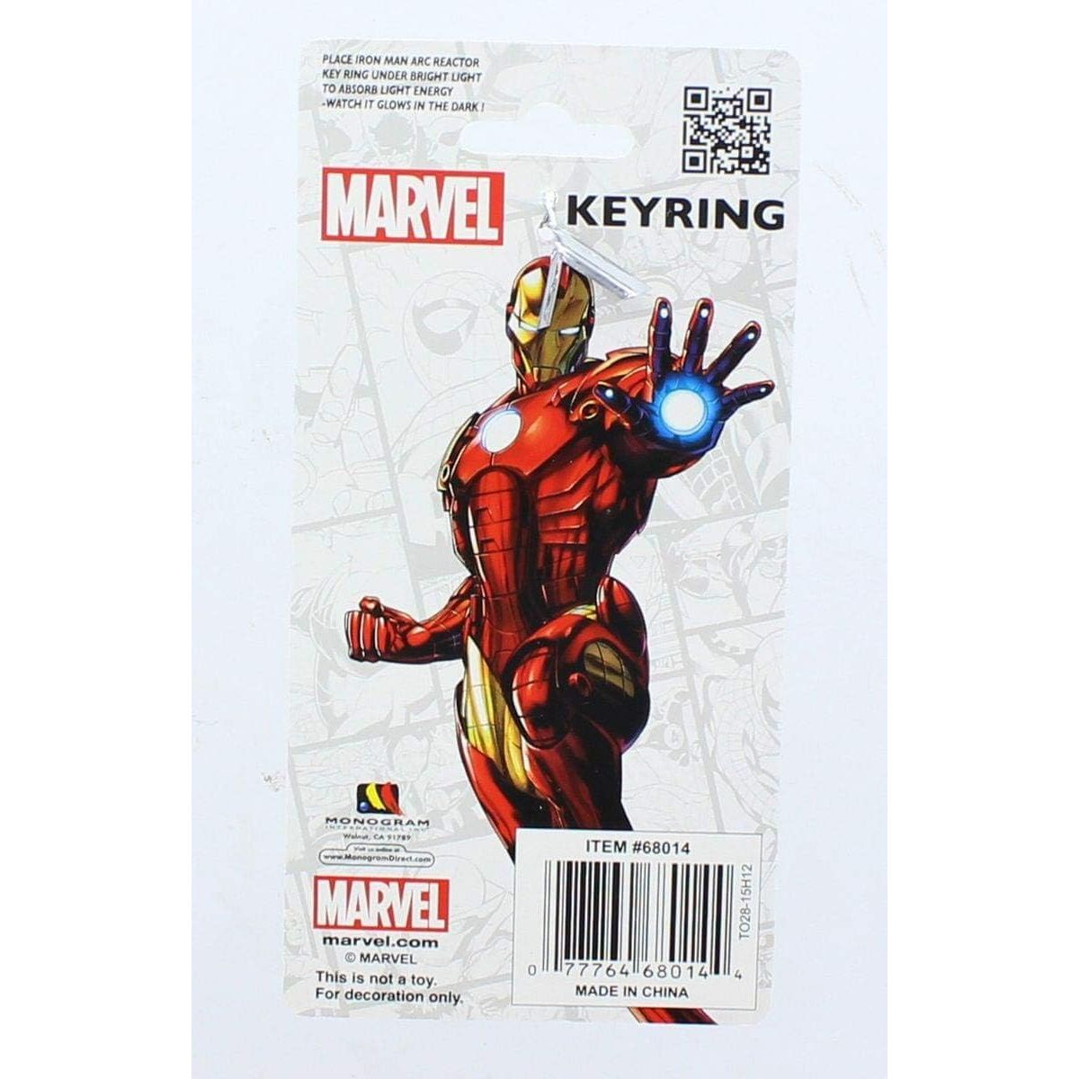 Buy now Marvel Iron Man 3 Arc Reactor Pewter Key Ring at indiglob india