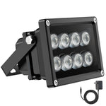 Buy now Univivi IR Illuminator 90 Degree Wide Angle 8-LEDs IR Infrared Light 850nm Infrared Illuminator for Night Vision IP67 Waterproof Outdoor for Security Cameras at indiglob india