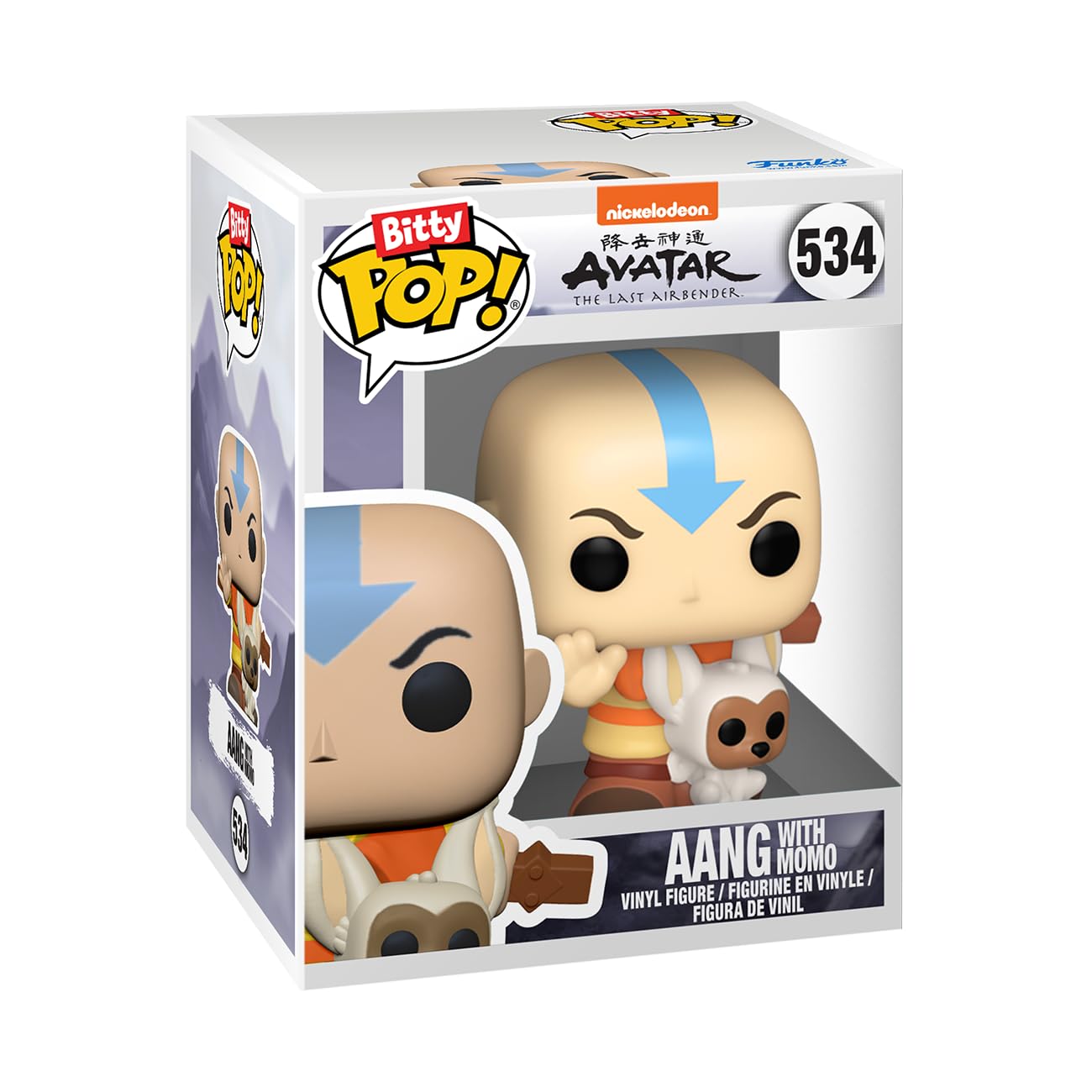 Buy now Funko Bitty Pop! Avatar: The Last Airbender - Aang, Appa, Toph, & A Surprise Mystery Mini Figure - 0.9 Inch (2.2 Cm) Collectable - Stackable Display Shelf Included - Gift Idea Cake Topper at indiglob india