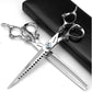 7" 7.5" 8"9" Professional Hairdressing Scissors Barber Salon Hair Cutting Dragon Shears (Large). (7 inch—A)