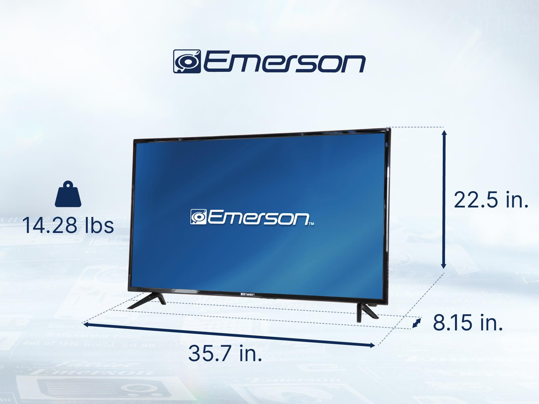 Buy now Emerson ETD-4050 40" Class LED HDTV with Built-in DVD Player, 1080p Full HD, HDMI/USB Inputs, Digital Tuner, Slim Design, Wall Mountable, Energy Efficient, and Parental Control Features at indiglob india