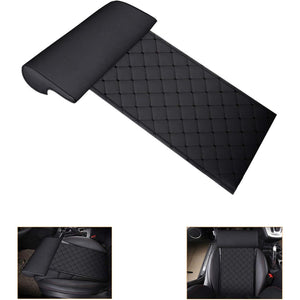 Car seat Extender Cushion Leg Support Pillow?Pillow for car Driver seat?Chair Leg Extenders?Leather Knee Pads Long-Distance Driving car Bus Train Office Home Leg Cushion (Black)