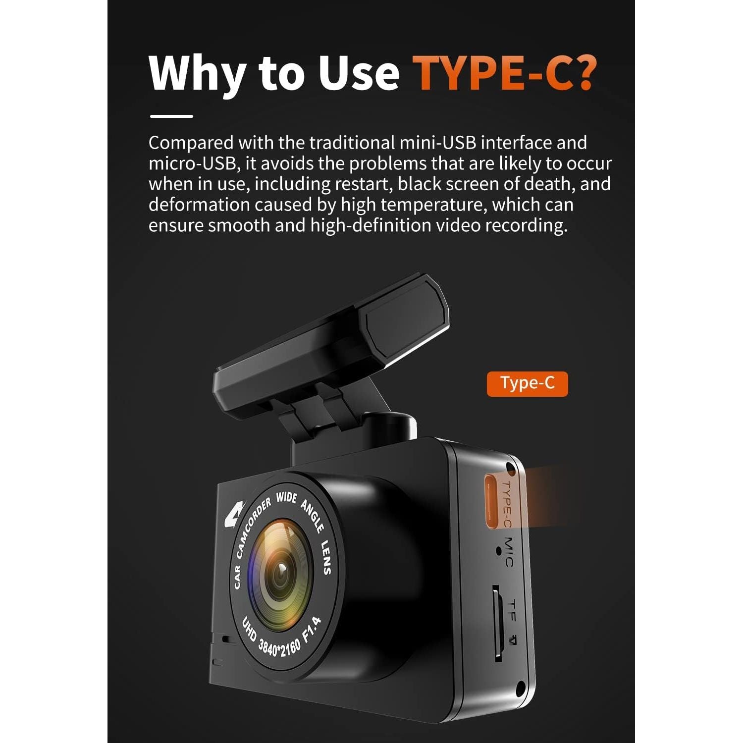 Buy now WOLFBOX Dash Cam Front and Rear, D07 4K Dash Camera for Cars with WiFi GPS, 4K/2.5K + 1080P Dual Dashcam with 2.45" LCD, 170°FOV, Night Vision, Loop Recording, Smart Parking Monitor, Magnetic Mount at indiglob india
