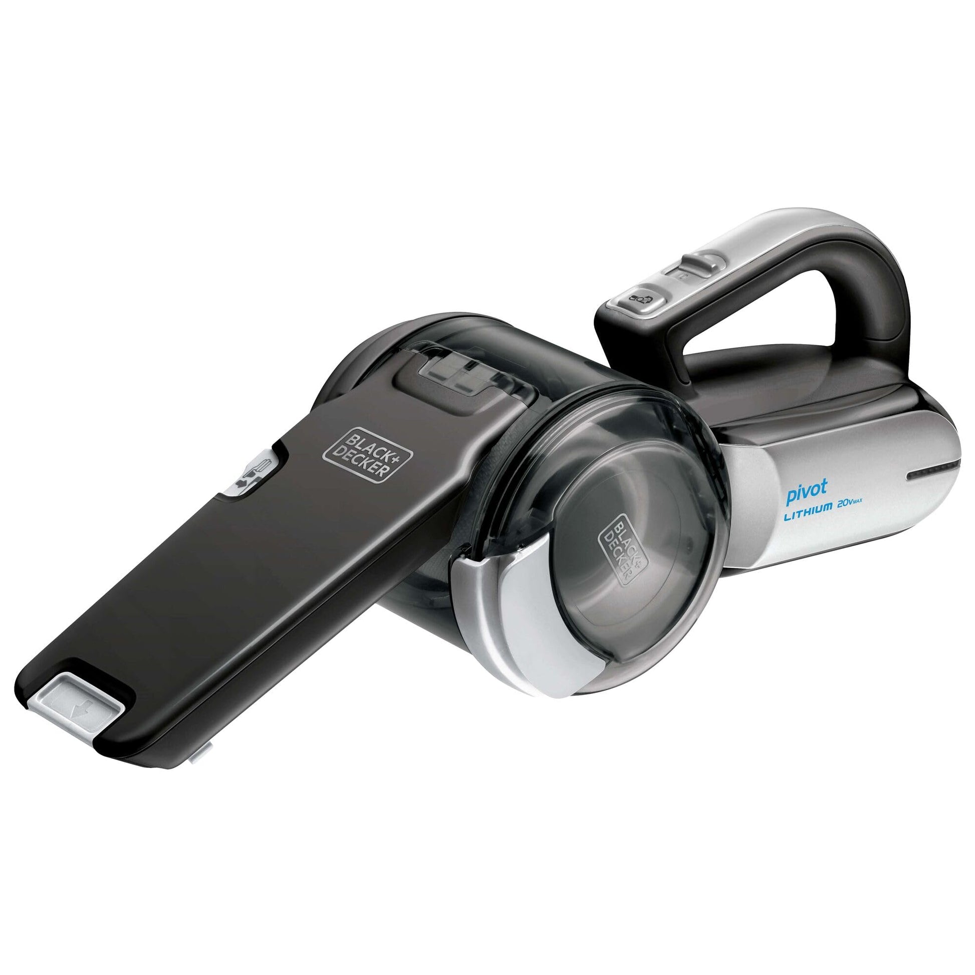 Buy now BLACK+DECKER dust buster PIVOT VAC Handheld Vacuum Cordless, Car Vacuum Portable Rechargeable, Extendible Crevice Tool and 200 Degree Pivoting Nozzle, Strong Suction, Lightweight (BDH2000PL) at indiglob india