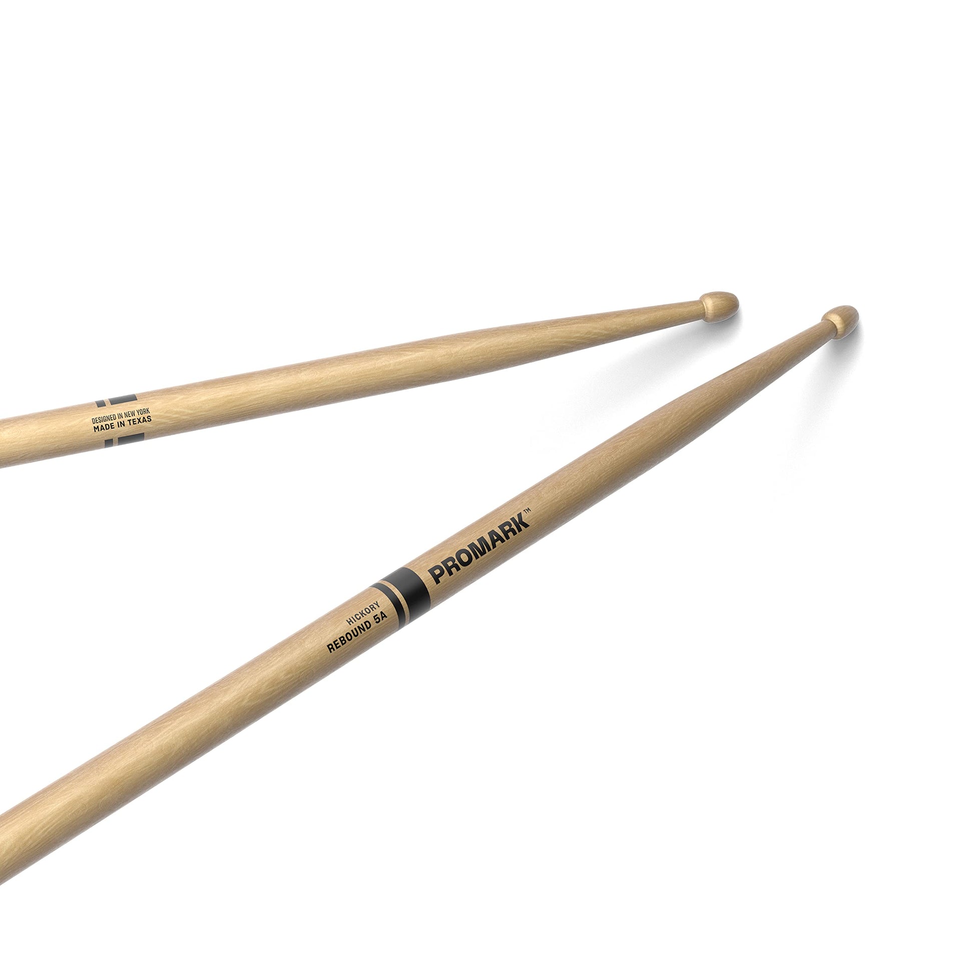 Buy now ProMark Rebound 5A Long Hickory Drumsticks, Acorn Wood Tip, 1 Pair at indiglob india