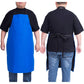 Waterproof Apron for Men and Women, Durable Heavy Duty Extra Long Adjustable Bib Apron for Kitchen Cooking, Dish Washing, Butcher, Dog Grooming, Lab work, Blue