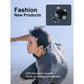 Bone Conduction Headphones - Bluetooth 5.3 Open Ear Clip-on Wireless Earbuds for Travel