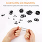 HongWay 770pcs Rubber O Ring Assortment Kits 18 Sizes Sealing NBR Gasket Washers for Car Auto Vehicle Repair, Professional Plumbing, Air or Gas Connections