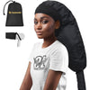 Bonnet Hair Dryer Attachment, Large - Black, Upgraded Soft Adjustable for Hand Held Hair Dryer, Fast Drying, Ideal for Natural Curly Textured Hair Care and Speeds Up Drying Time at Home - Extra Large - Black