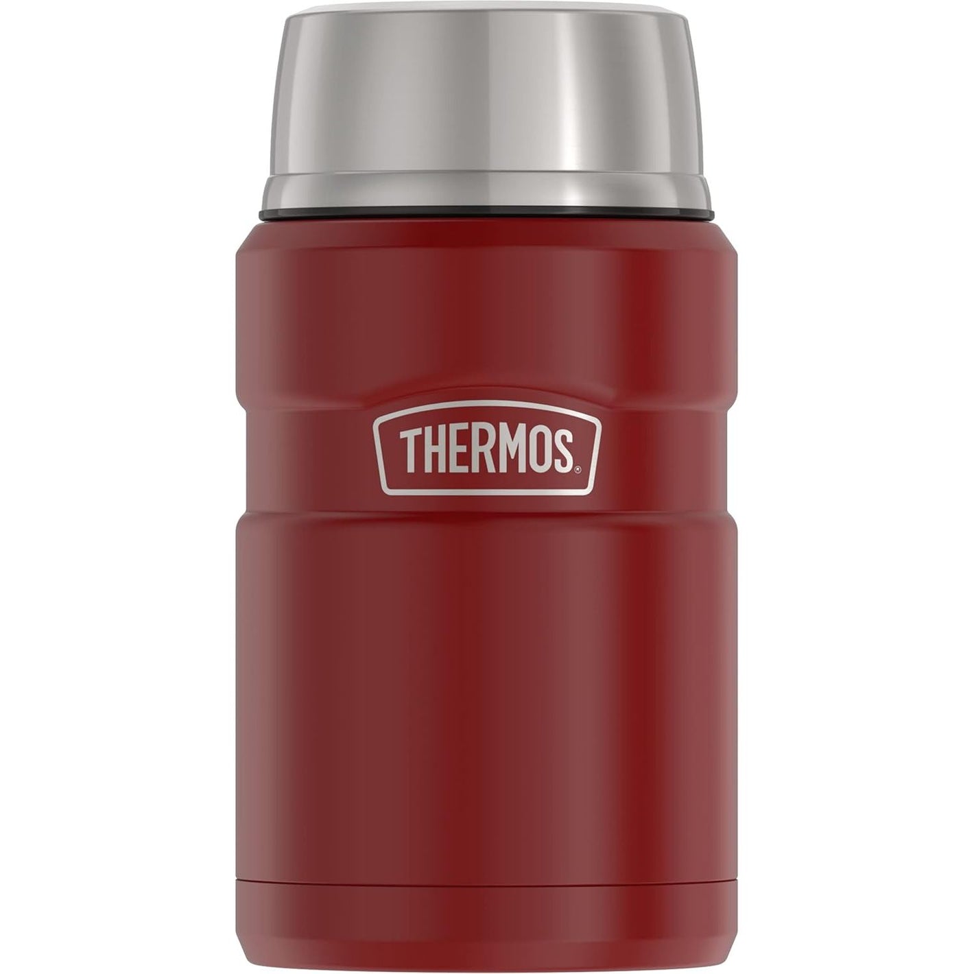 THERMOS Stainless King Vacuum-Insulated Food Jar, 24 Ounce, Rustic Red