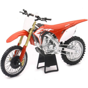 Orange Cycle Parts Die-Cast Replica Toy Red 1:12 Scale Model Honda CRF 450R Dirt Bike by NewRay 57873