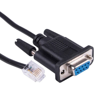DB9 to RJ11 RJ12 6P6C LAN Network Serial Console Cable for Sevo Drive Leadshine Stepper Communication