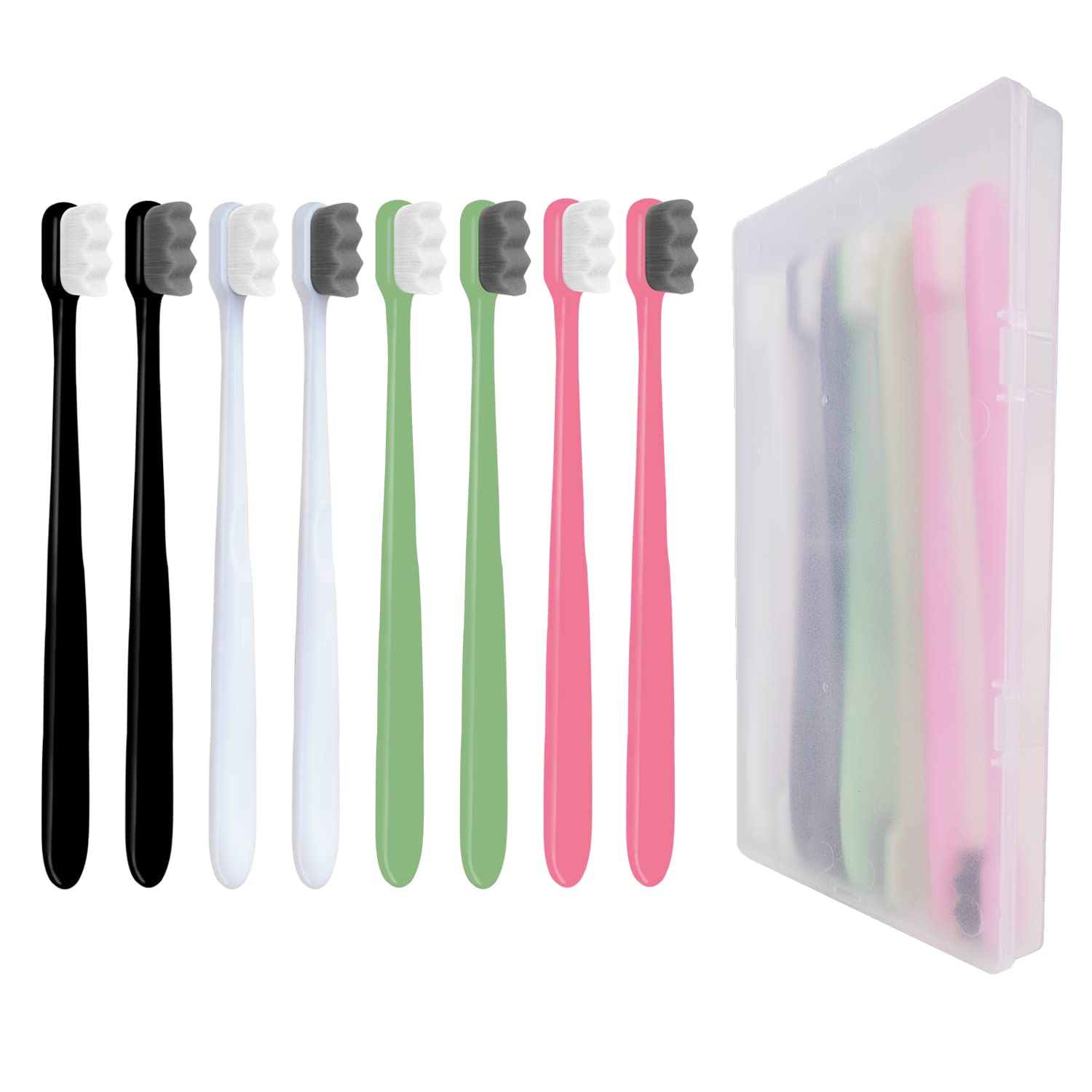 Buy now EasyHonor Extra Toothbrush for Sensitive Gums, Micro Fur Manual Toothbrush with 20000 Soft Floss Bristle for Pregnant Women, Elderly, Braces and Gum Recessions, Protect Fragile Gums (6 Pack) at indiglob india