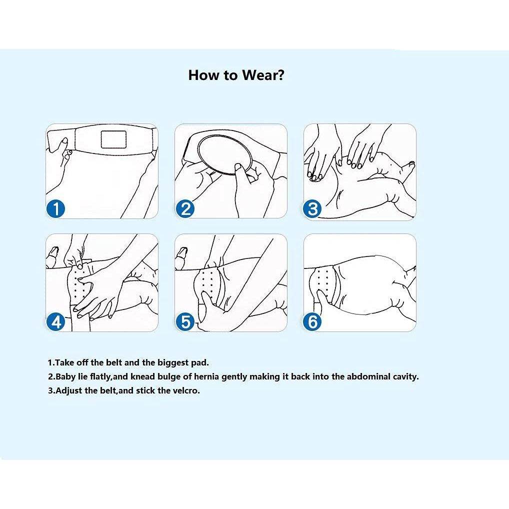 Baby Hernia Belt Belly Button Band Umbilical Truss Newborn Belly Band Button Wrap Baby Adjustable Navel Band Abdominal Binder for Children Medium (Grey) - My Store