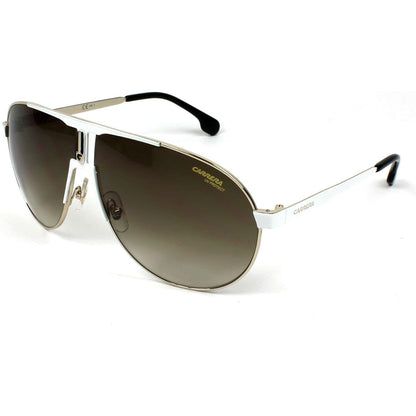 Carrera unisex adult Carrera 1005/S Sunglasses, White Gold/Brown Gradient, 66mm 9mm US