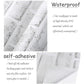 Cohoo Home Brick Wallpaper Peel and Stick Contact Paper 120inL 18inW Faux 3D Brick Contact Paper for Walls White Gray Grey Self Adhesive Removable Wallpaper Backsplash Bedroom Wall Sticky Waterproof