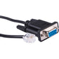 DB9 to RJ11 RJ12 6P6C LAN Network Serial Console Cable for Sevo Drive Leadshine Stepper Communication