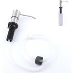 Buy now Sink Soap Dispenser Pump Black Built in Kitchen Counter Dish Soap Dispenser with 41" Extension Tube/17 Oz Bottle for Bathroom Under Sink Hand Soap Lotion Pump Silver at indiglob india