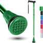 Buy now REHAND Walking Cane - Foldable, Adjustable, Collapsible Walking Canes for Men & Women, Heavy Duty All Terrain Tip, with Travel Bag | Walking Sticks for Seniors & Adults Green at indiglob india