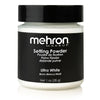 Mehron Makeup Setting Powder | Loose Powder Makeup | Perfect for Halloween 1 oz (28 g) (Neutral) - Ultra White