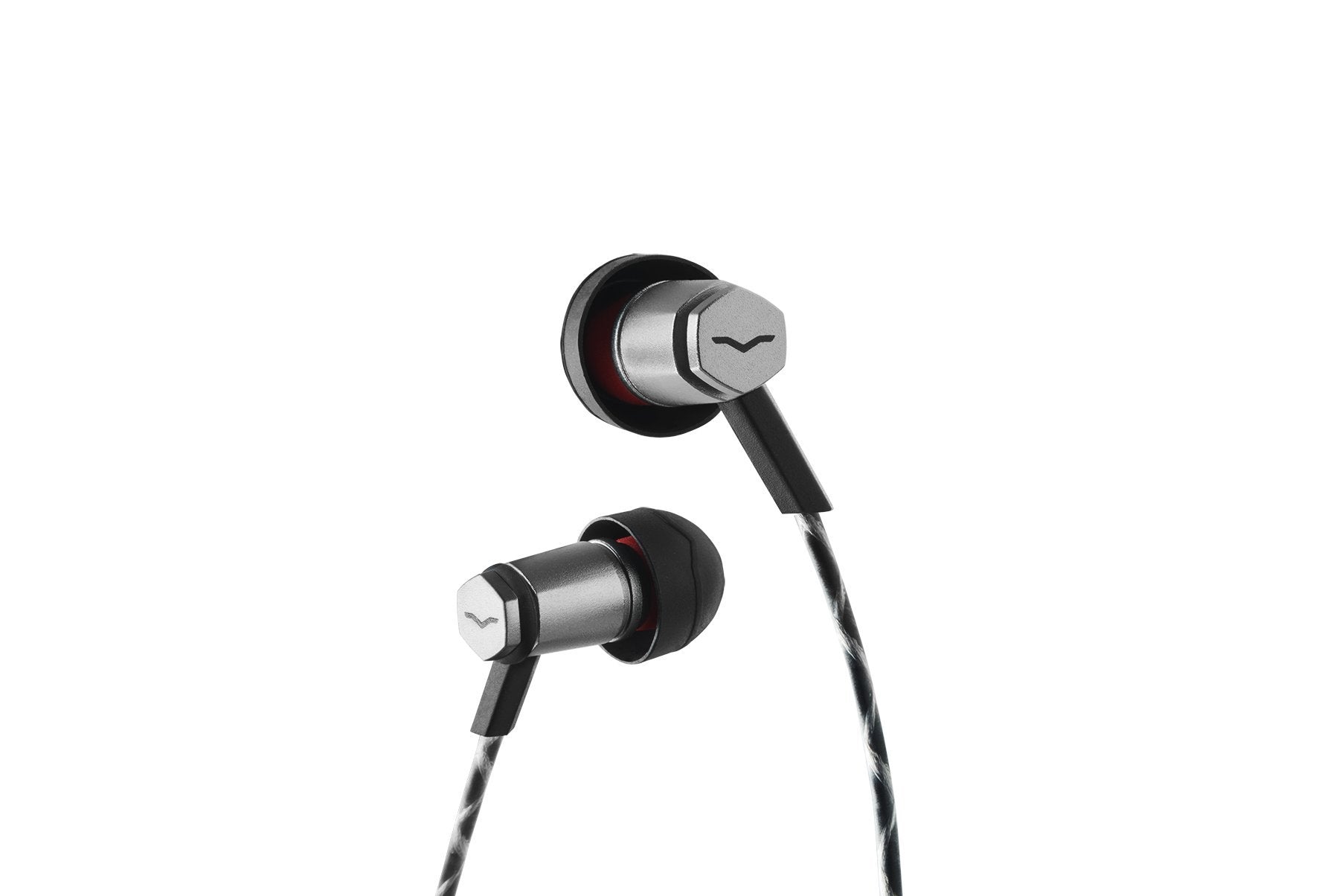 Buy now V-Moda Forza Metallo in-Ear Headphones with 3-Button Remote & Microphone - Apple Devices, Gunmetal Black at indiglob india