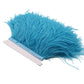 YEQIN 2 Yards Natural & Soft Ostrich Feathers Fringe Trims Ribbon - Used for Dress, Sewing Decoration, Craft Clothing, Boots, Wedding Decoration, DIY, Etc (mistyrose)