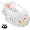 Redragon M990 MMO Gaming Mouse, 32000 DPI High Precision Wired RGB Gamer Mouse w/23 Programmable Buttons, 16 Side Macro Keys, Software Supports, Aluminum Base - White