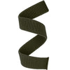 Abanen Hook and Loop Quick Dry Watch Band for Fenix 8 47mm/ epix Pro 47mm / Fenix 7/6/5, 22mm Woven Nylon Ultralight Sport Wristband Strap for Garmin Instinct 2, Instinct 3 45mm - Dark Green