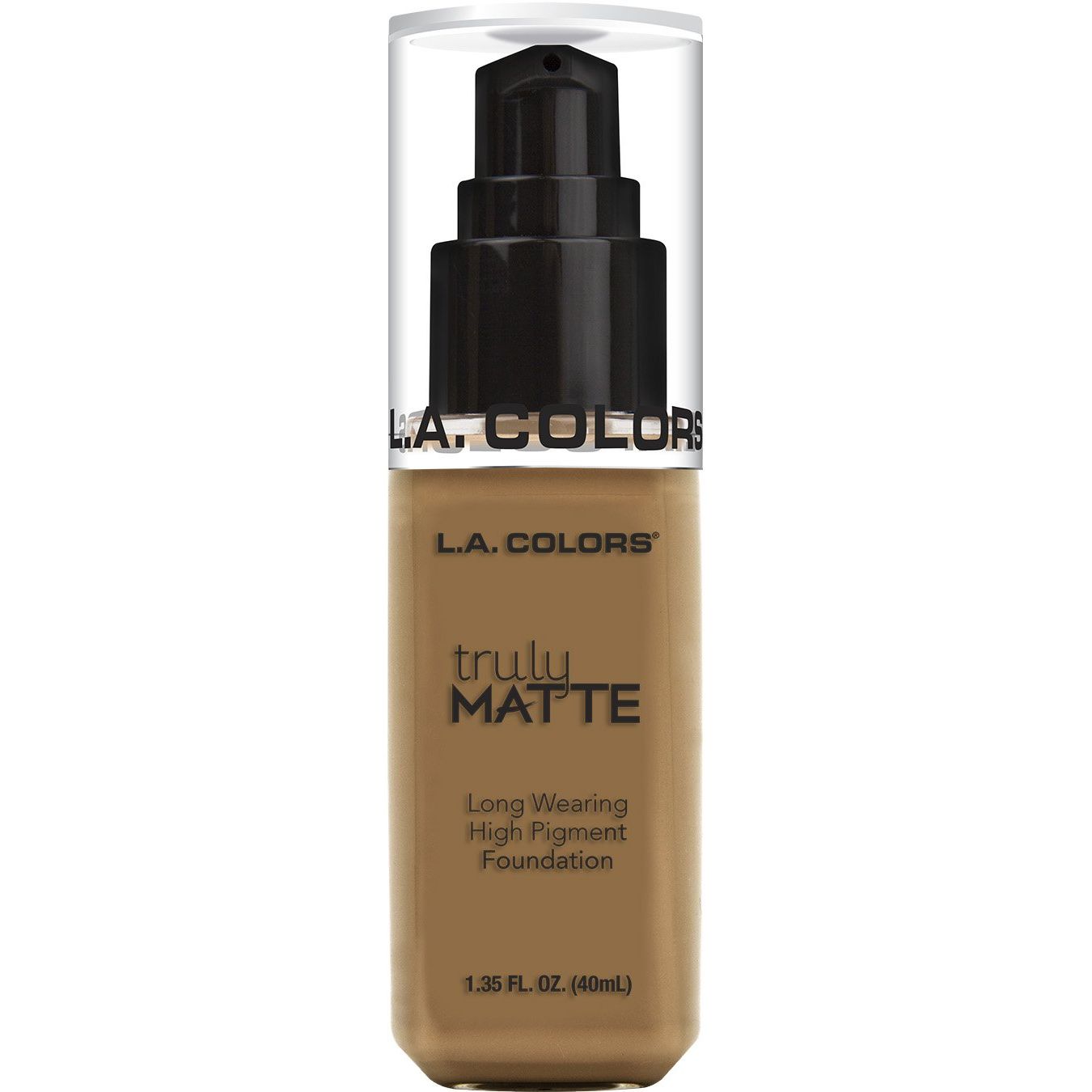 L.A. COLORS Truly Matte Foundation, Warm Caramel CLM362