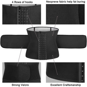 Buy now Yamadan Mens Neoprene Sauna Waist Cincher Slimmer Trainer Belt Belly Sweat Wrap Trimmer Workout Bands (Black Waist Trimmer, S) at indiglob india