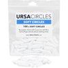 URSA Soft Circles: Reusable Soft Covers That Provide a Shield Against the Wind and Camouflage for Lavalier Mics. (15x Soft Circles + 30x Stickies, MultiPack) - White